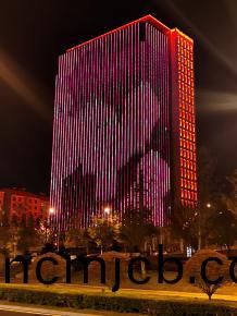 威海綠軸中央商務(wu)區亮化(hua)工程